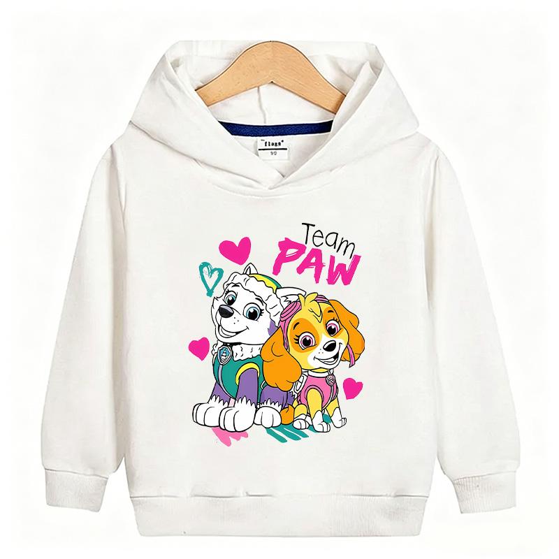 Skye girls hoodie pullover Cartoon Children Leisure hoodie toddled girls teen Spring Autumn 4 to14 y