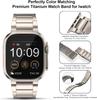 Titanium Strap for Apple Watch Ultra 3 2 49mm Magnetic Buckle Band for IWatch Series 11 10 46mm 9 8 7 45mm 6 5 SE3 44mm Bracelet