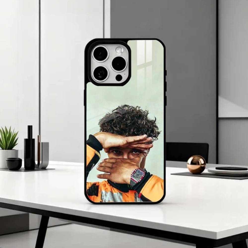 R-Race Driver L-Lando Norris   Phone Case For iPhone17,16,15,14,13,12,11 Plus,Pro Max Magnetic For Magsafe Wireless Charging