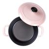 Fissler Karen Cocotte 18cm Pink Enamel Cast Iron Pot (Official Japanese Product) EMP-C182N001P