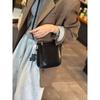 Mobile phone bag, women's spring and summer new soft leather women's bag, messenger bag, bucket bag, shoulder bag, armpit bag.
