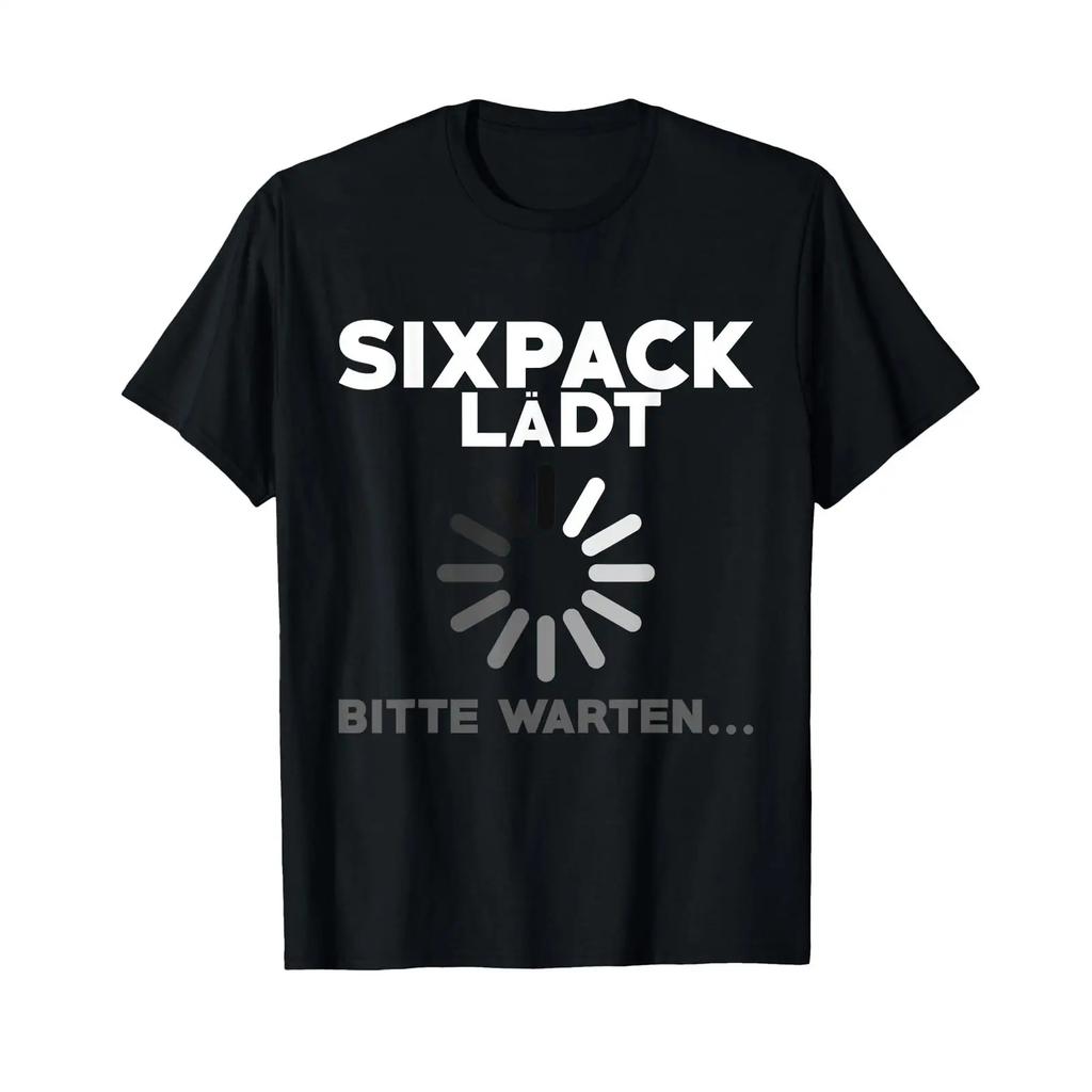 Sixpack Ldt Bitte Waten Washboard Belly Gym Fitness T Shirt Vintage Designer Clothes Soft Streetwear Graphic Unisex