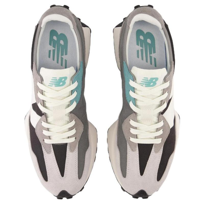 New Balance 327 Black White Light Grey Sneakers MS327OD