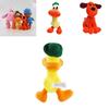 Adorable Set Of 4 Pocoyo Elly Pato Loula Soft Plush Stuffed Figure Toy Dolls For Kids