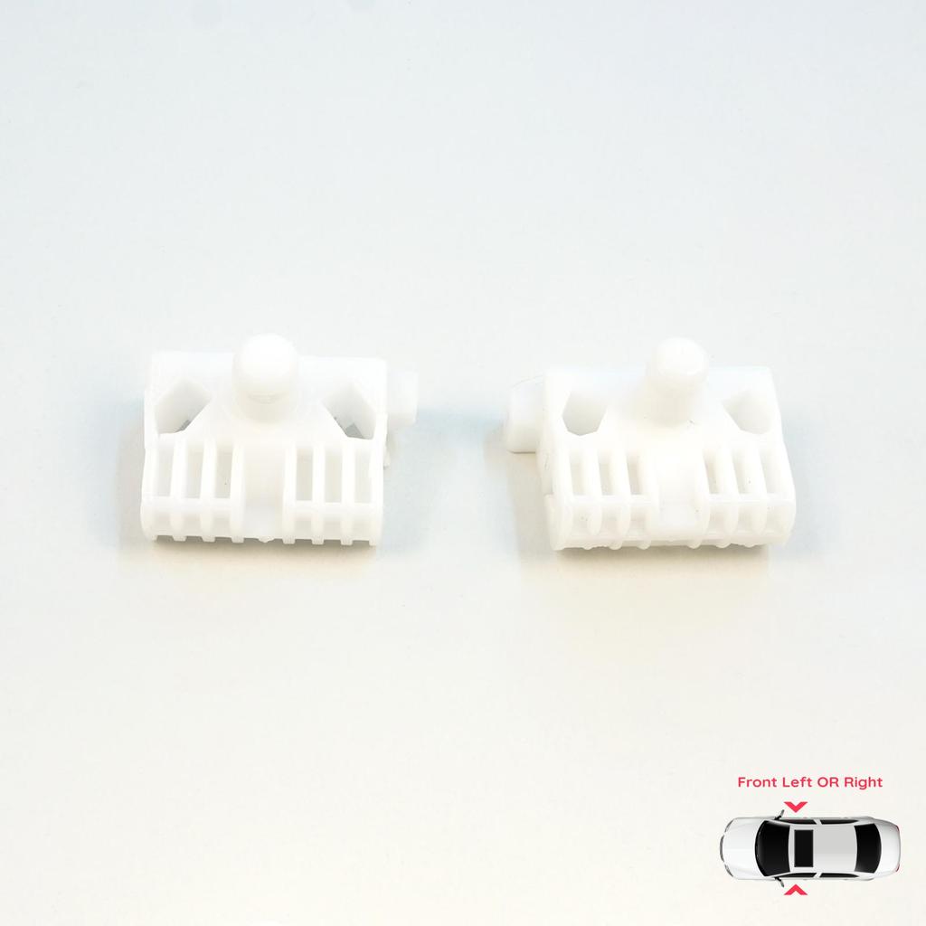 EWR448+EWR449 Fensterheber Reparaturclips A+B Vorne für Renault Clio MK3 BR CR KR SR 2005-2014 5-Türer 8200191148 8200291147