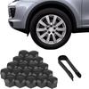 ASUBHA 20PCS Lug Nut Covers, Wheel Nut Caps, 21mm Wheel Hub Screw Covers with Removal Tool, Automotive Exterior Accessories Hexagonal Plastic Tire
