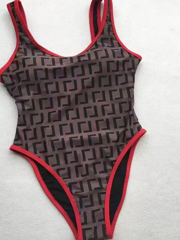 Trendy Women s Letter Print One-Piece Swimsuit: European  American Style Small чёрный