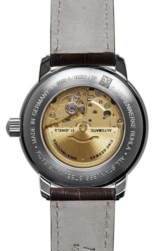 ZEPPELIN Men's Watch, Zeppelin Friedrichshafen 8562-5, Automatic, 5 ATM Water Resistant, Mineral Glass, Gold Dial, Stainless Steel [Parallel Import]