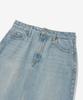 COVERNAT WOMAN Denim Long Skirt Light Blue