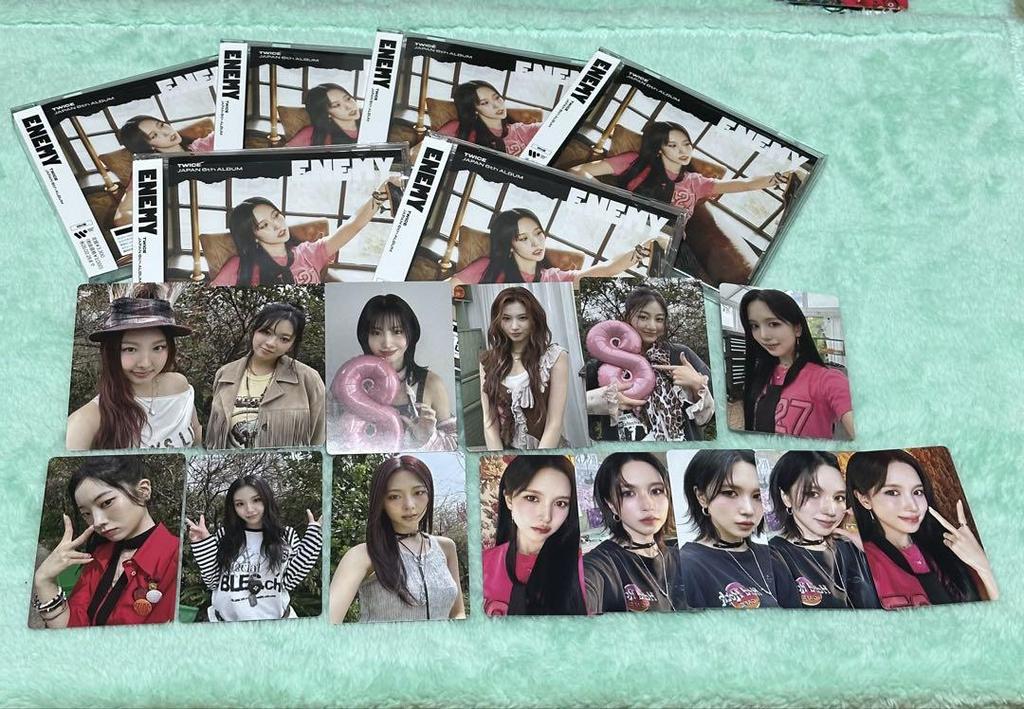 [USED] TWICE ENEMY Mina Edition 6 CDs, venue-exclusive trading card set
