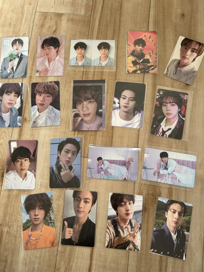 

[USED] Official BTS JIN trading cards bulk sale