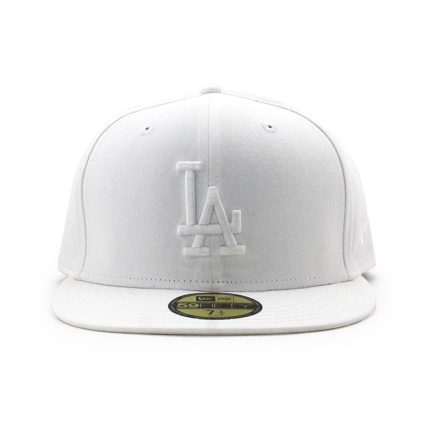

[New Era] Cap 59FIFTY Los Angeles Dodgers MLB CAP LOS ANGELES DODGERS Hat White 5950 8 [Item]