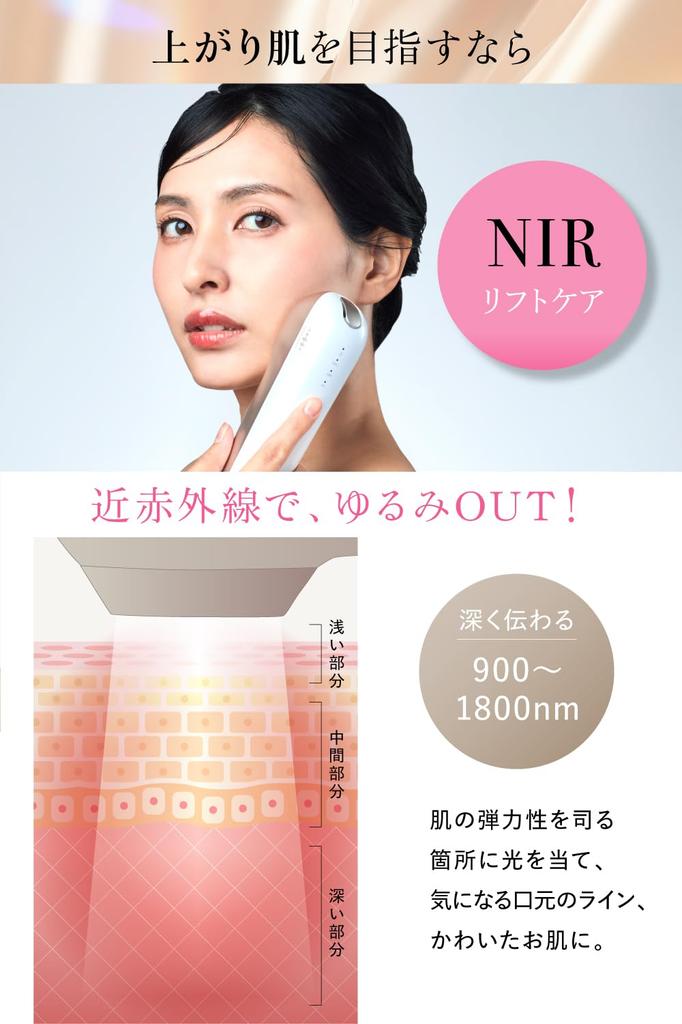 WAVEWAVE Hair Removal VIO and Glowing Unwanted Hair Clear Home Hair Removal Lift Light Beauty Second Flash Speed Device, IPL, NIR, DPL, Compatible,