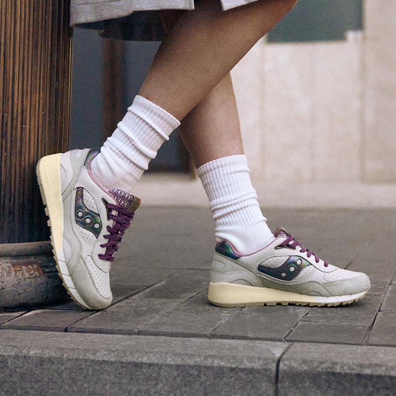 SAUCONY Shadow 6000 Phoenix Unisex Sneakers Cream Multi-Color S70808-2