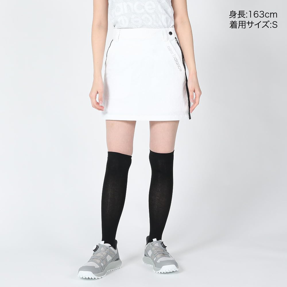 Skirt Cool to the Total Length Golf 2 [New Balance] Women's (COOLEXT touch, Stretchy, 40.0cm) / / 012-3134502 030_White [L]