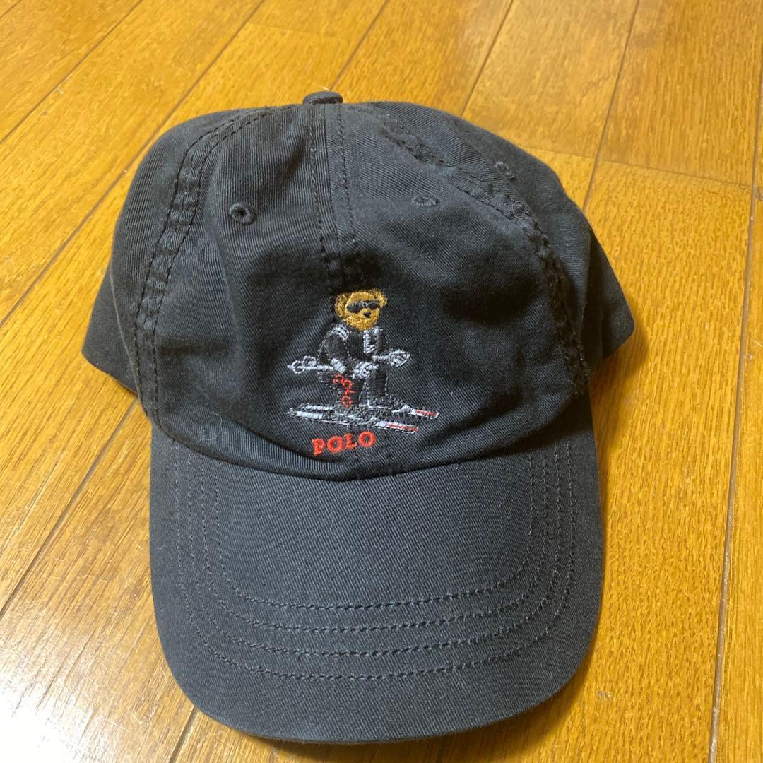 Used Polo Ralph Lauren Polo Bear Cap Black