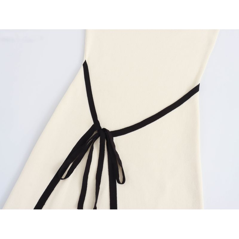 Kaslead New Arrival Women's Clothing Fashion Style Fashion Silm Knitting Tube Top Dress Apron