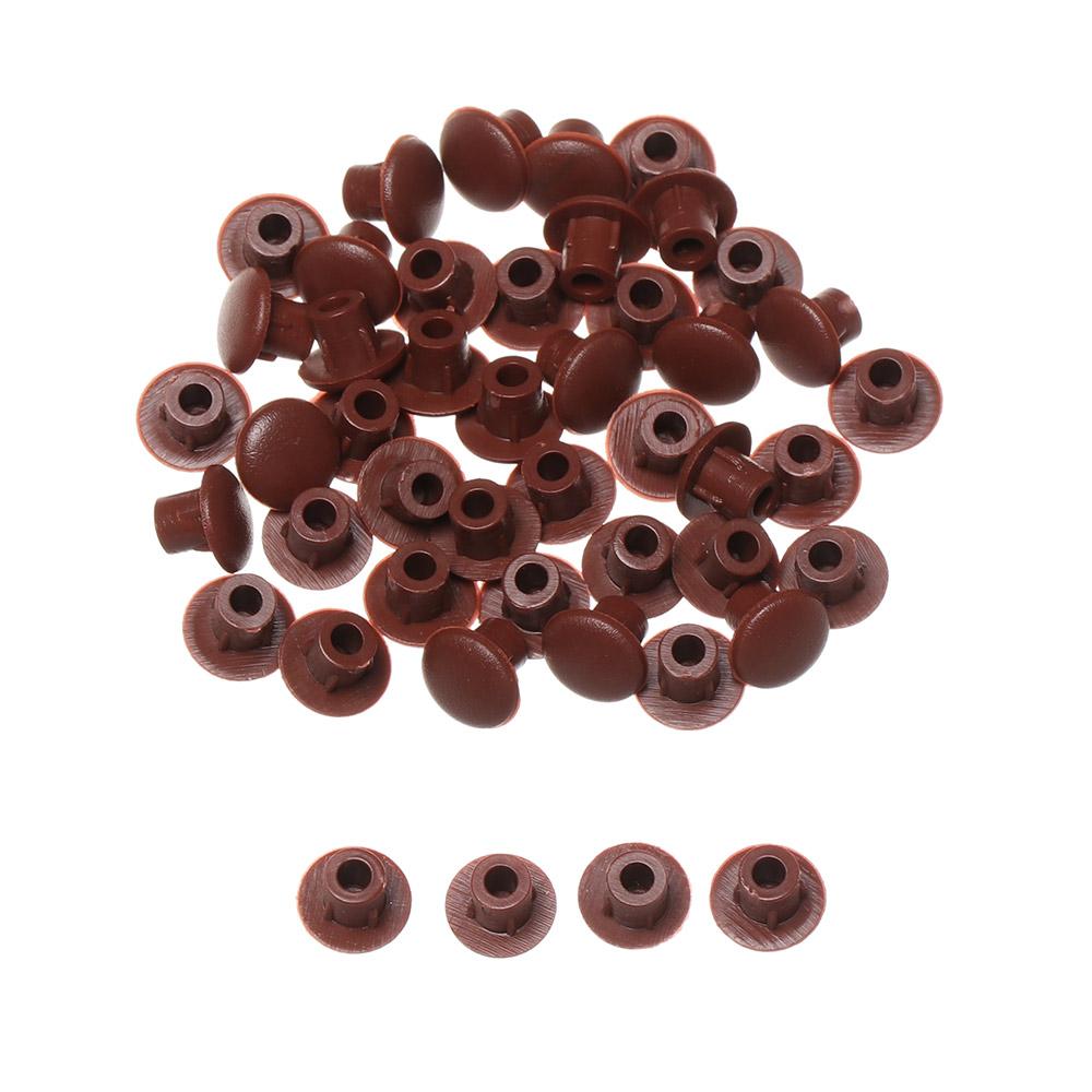 50Pcs Practical Hardware Hole Ornament Exterior Furniture Hole Covers Dust Plug Stopper Protective Cap Screw Decor
