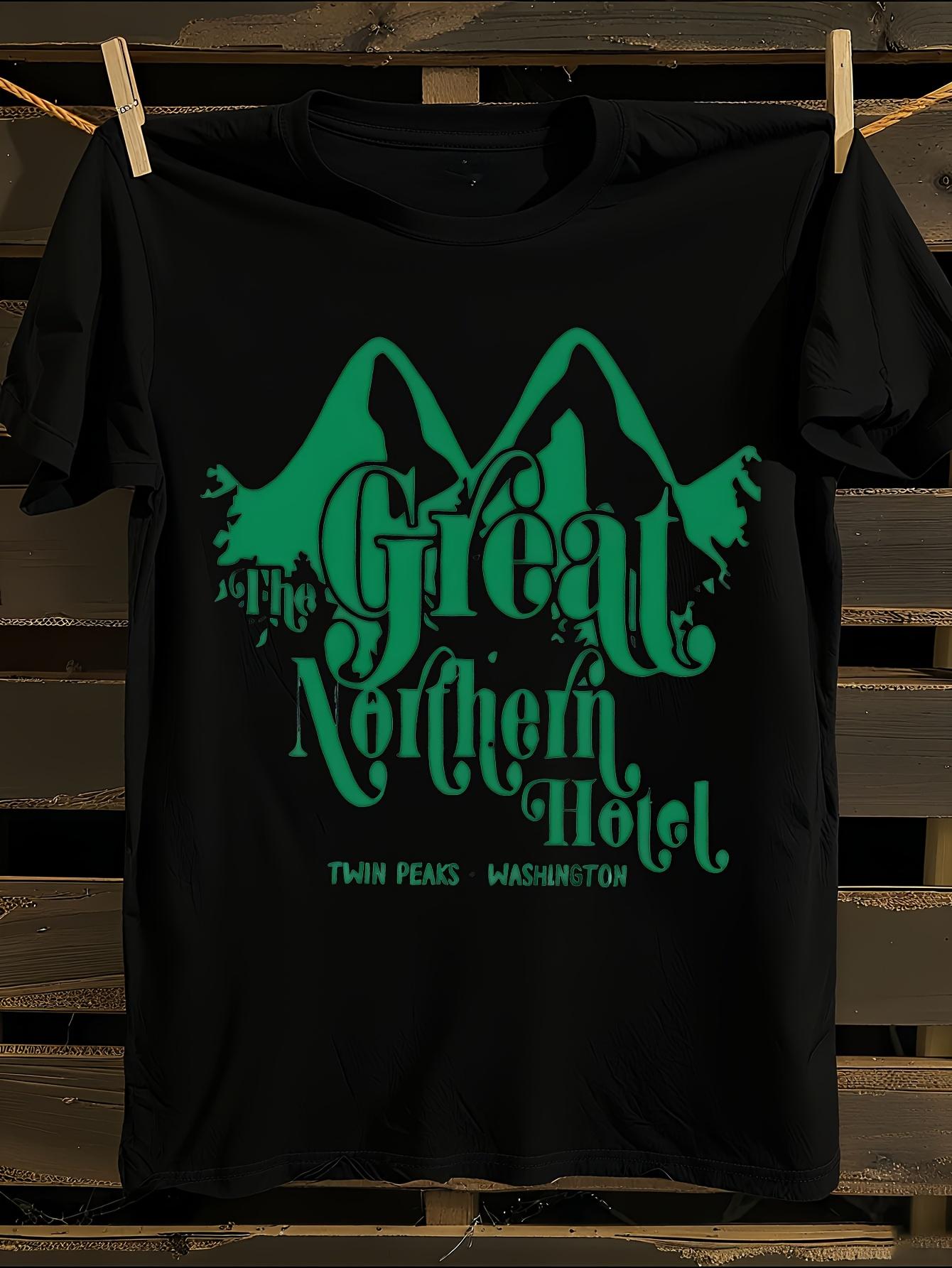 Twin Peaks TV Show The Great Northern Hotel Graphic T-shirt XXXL