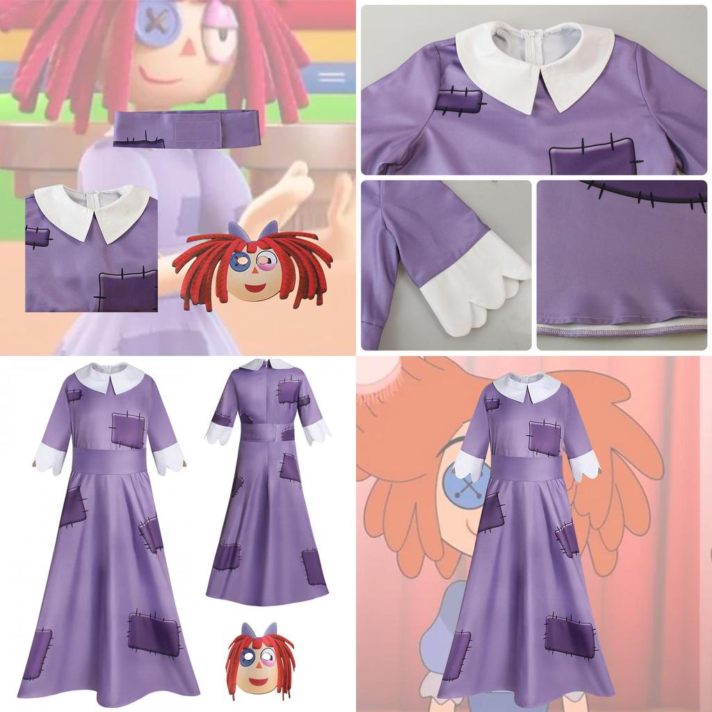 Fantasy Cosplay Kostuum Voor Halloween Magisch Circus Thema Met Yagata Jurk