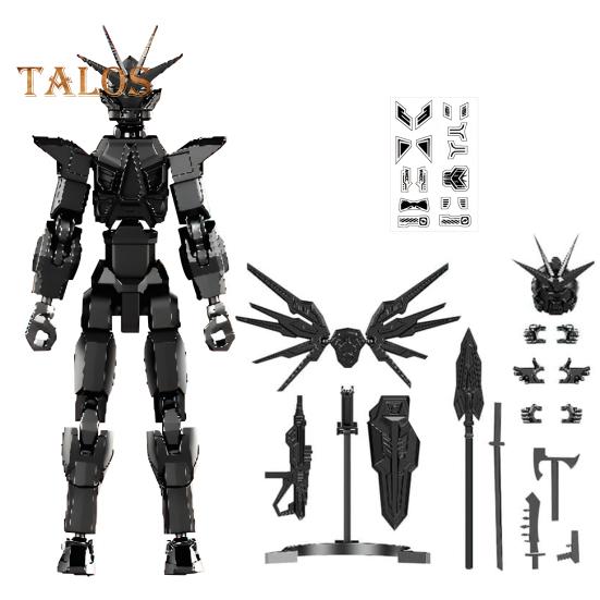 

Робот Фигурка с Аксессуарами Подвижные Суставы Модель Робота Игрушка Шарнирная Фигурка Манекен Украшение для Дома и Офиса Орнамент чёрный