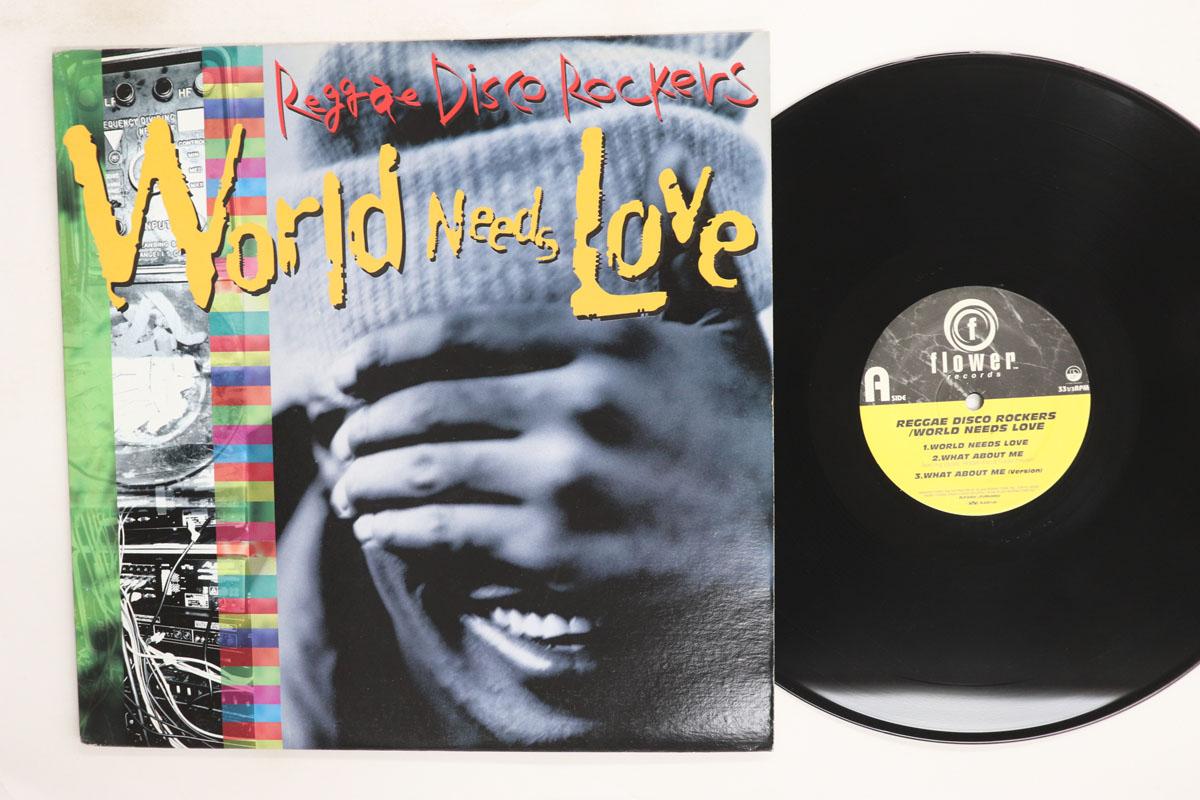 12inch Record REGGAE DISCO ROCKERS  World Needs Love PLP6304 Flower Records 1996 Japan Reggae Ska  Dub Used