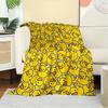 1pc Duck Pattern YellowDigital Print Fleece Blanket - Contemporary Style, Suitable for All Seasons, Perfect for Home, Travel, or Camping - M