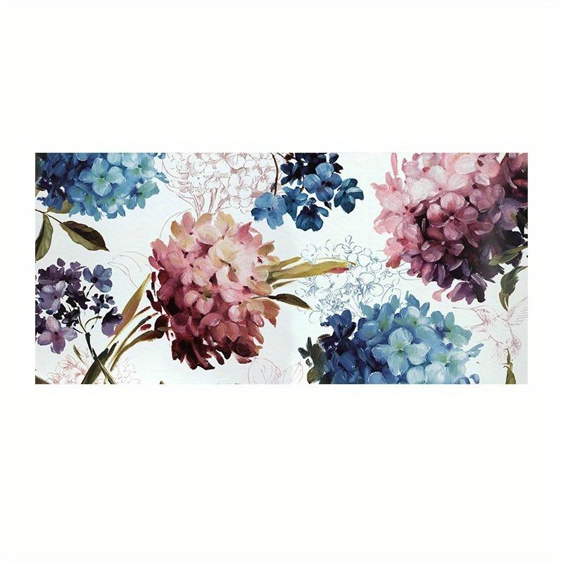 

Абстрактные Розово-Голубые Цветы Холст Картина Постеры и Принты Пейзаж Настенное Искусство Картины для Гостиной Cuadros Современный Домашний Декор 50x100cm