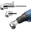 2PCS 105 1/4 Inch Right Angle Drill Adapter with Hex Shank Screwdriver Extension Drill, Bit Holder, Right Angle Screwdriver Attached Magnetic Bit Hold