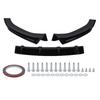 3pcs Front Bumper Lip Spoiler Splitter Body Kit Bumper Lip Diffuser Replacement for SQ5 FY Sline 2018 2020 Gloss Black