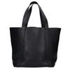 ANN DEMEULEMEESTER All leather Tote Bag blackUsed