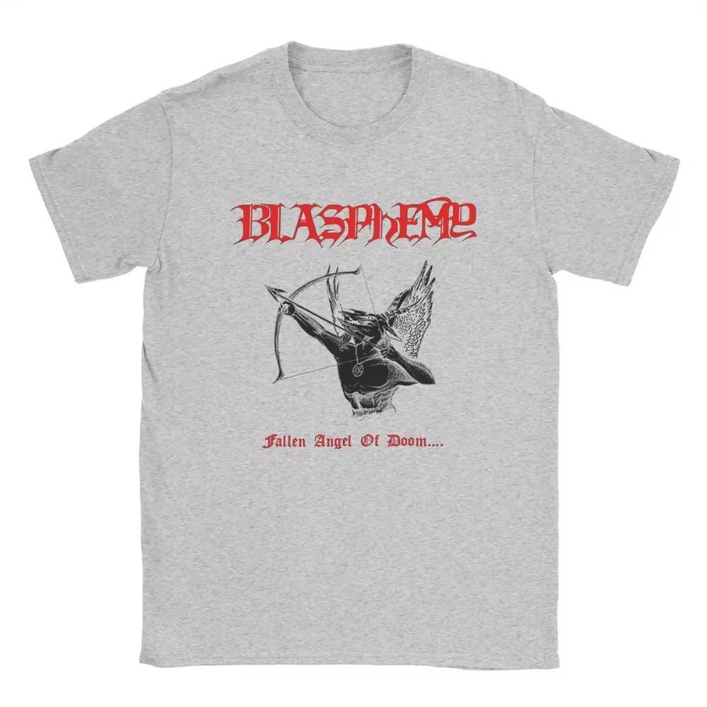 Pánská trička Rouhání Padlý anděl Vintage tričko Tričko s krátkým rukávem Kulatý výstřih Oblečení Narozeninový dárek