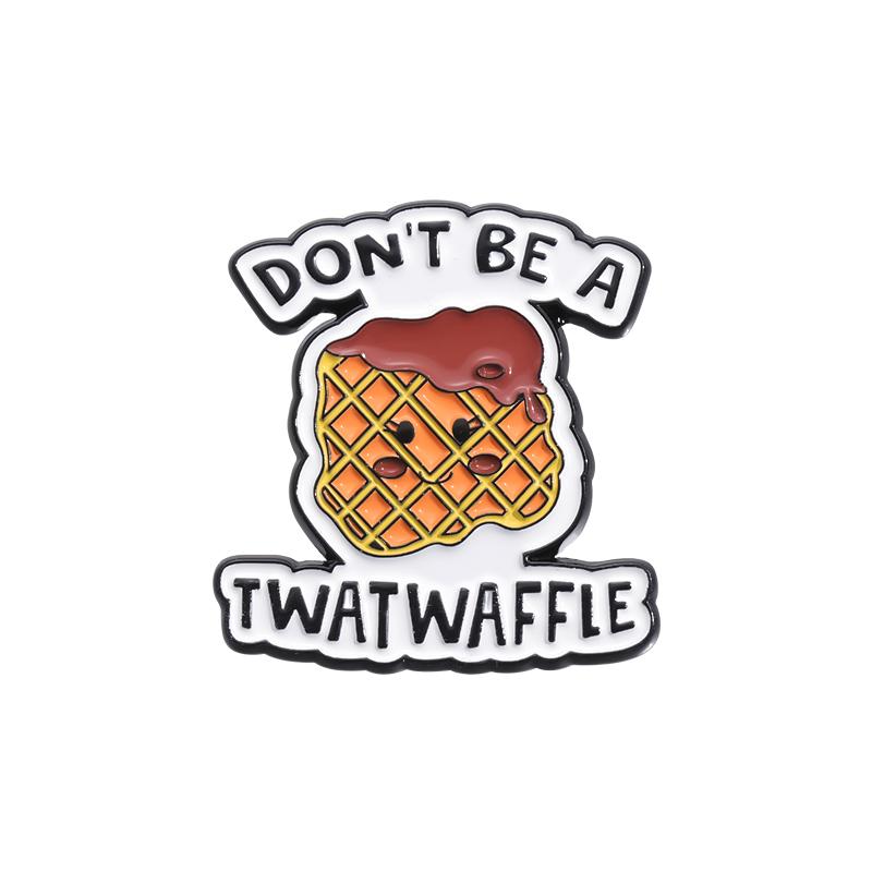 DON'T BE A DICKASAURUS Enamel Pins Custom CUNTCAKE TWATASAURUS Brooches Lapel Badges Cartoon Animal Jewelry Gift for Kids Friend