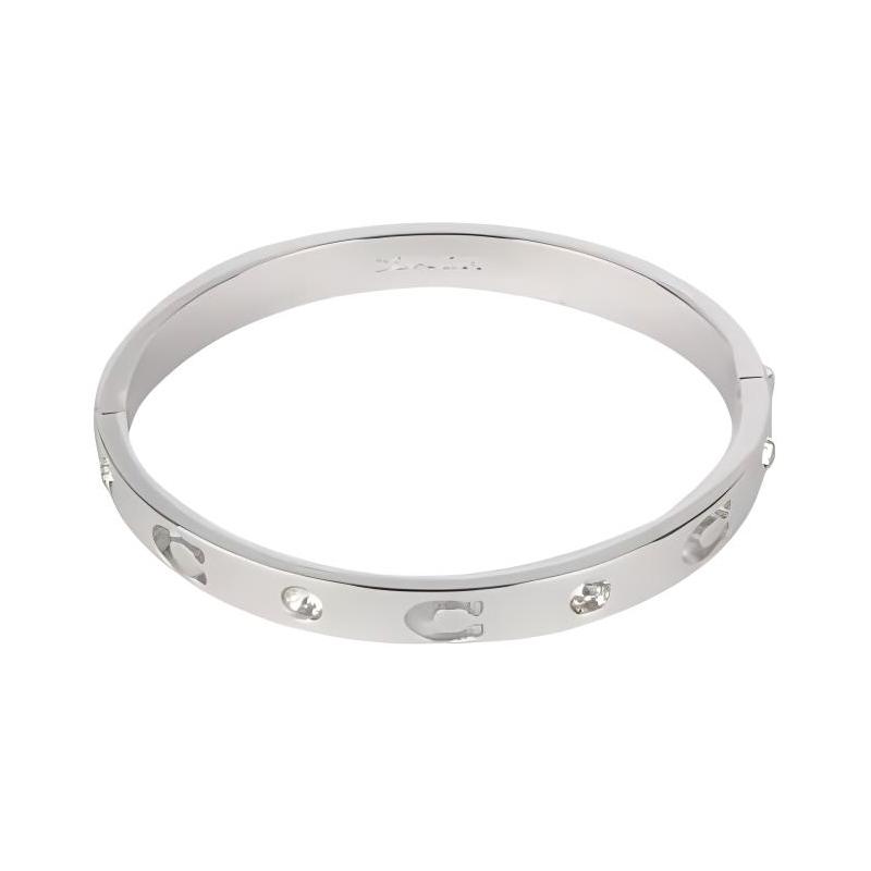 COACH Original design brass bracelet women s silver
