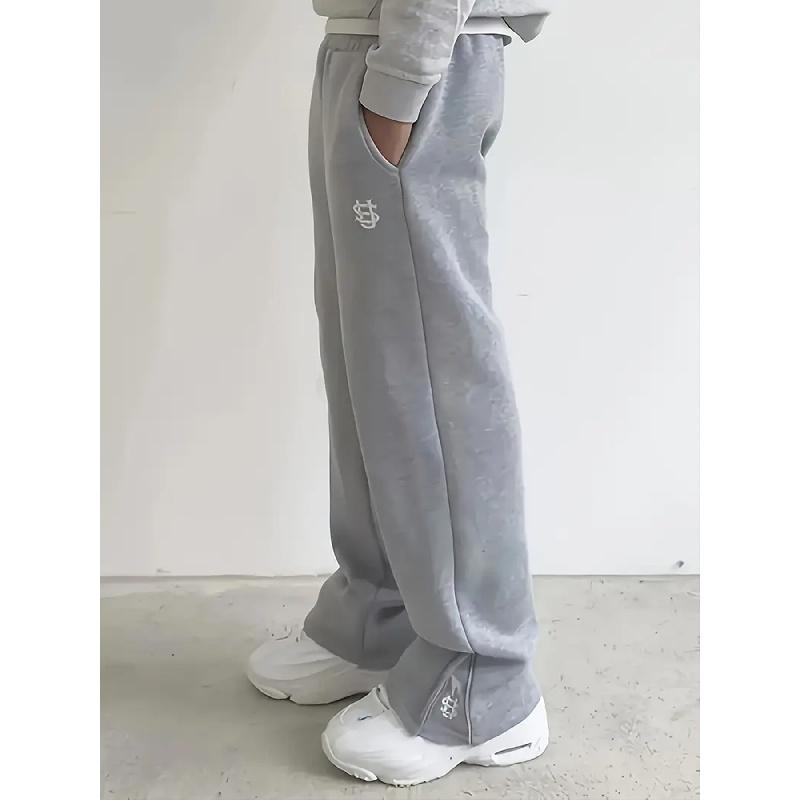 2026 New Men's Fashion Embroidered Loose Casual Sports Pants