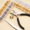 DIY Jewelry Making Kit – 12- Box With Jump Rings, Lobster Clasps & Tools For Beading & Craft Projects