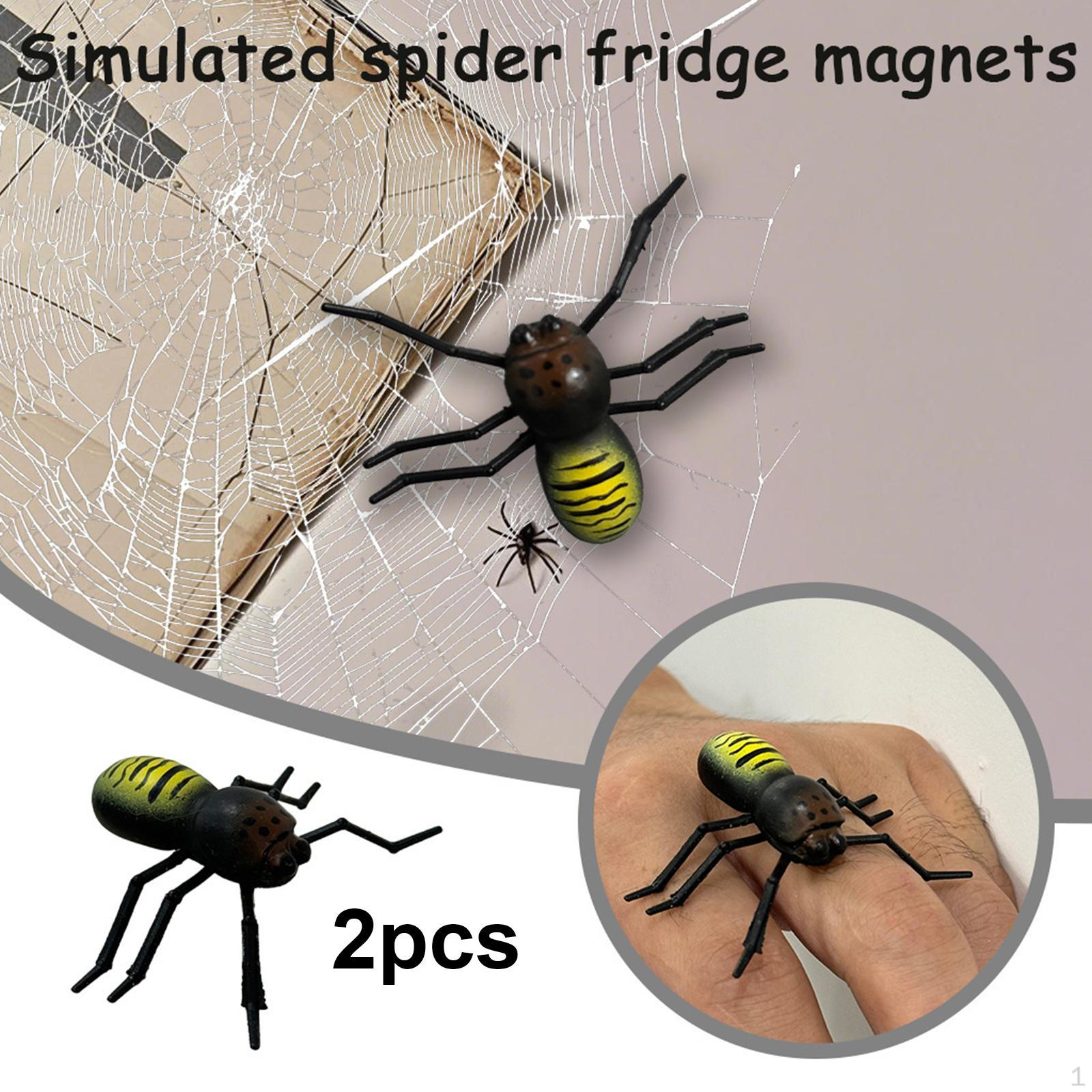 

2 шт. Наклейка на холодильник Смешные подарки-розыгрыши Креативные Реалистичные для Хэллоуина Для помещений и улицы