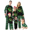 Weihnachtsdruck Süßes Familienset Schlafanzug, Hauskleidung, Familienset Langarm Oberteil Hosen Set