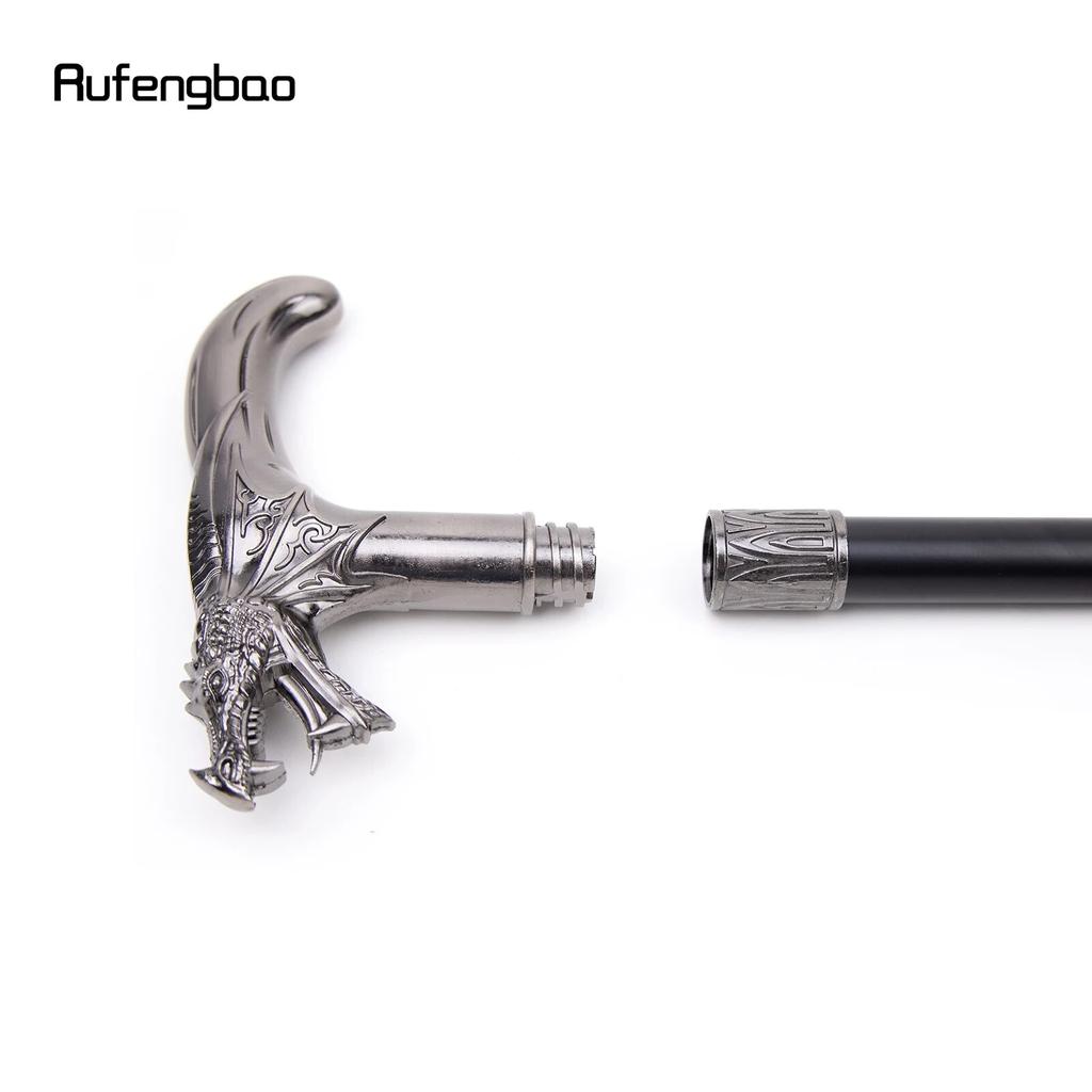 Dinosaur Lizard Walking Cane Fashion Decorative Walking Stick Gentleman Elegant Cosplay Cane Knob Crosier 93cm