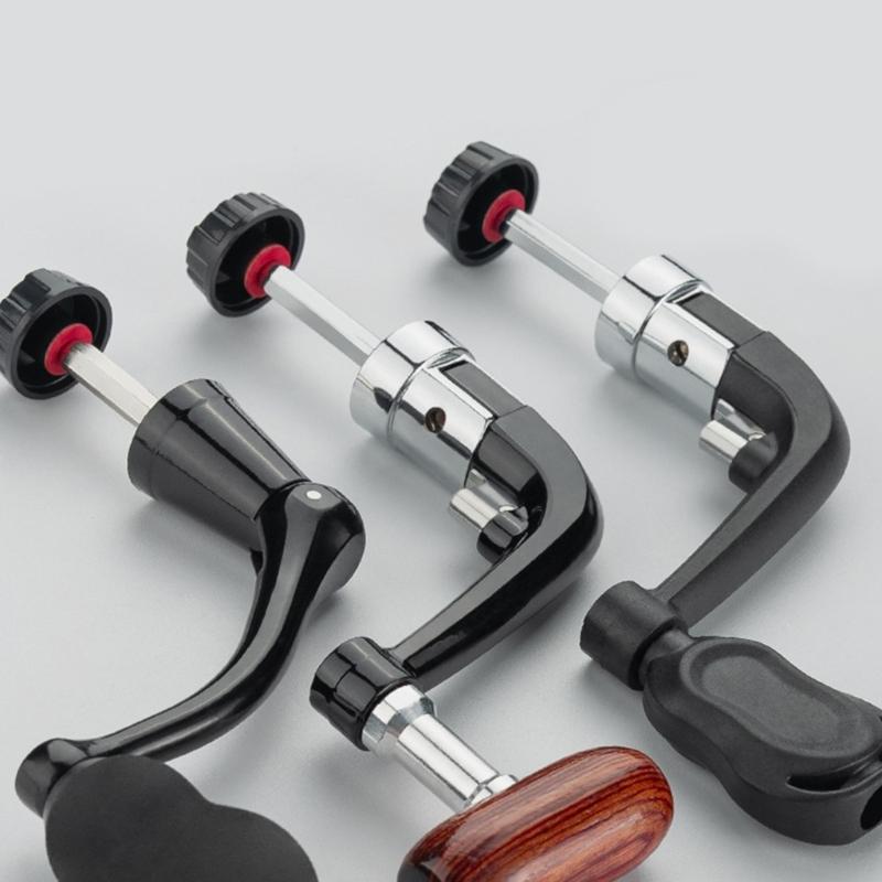 Power Handle Fishing Rod Reel Crank Rocker Arm Replacement Handle Grips Fishing Reel Crank Rotary Knob Handle
