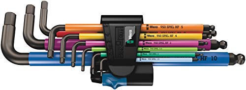 

Wera 05022210001 | 950SPKL Hex HF Multicolor Hex Key Set [Officially Imported from Japan]