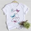 Butterfly Cute Sweet Lovely Casual T Shirt Graphic Print Fashion Crew Neck Short Sleeve Plus Size T Shirt Unisex