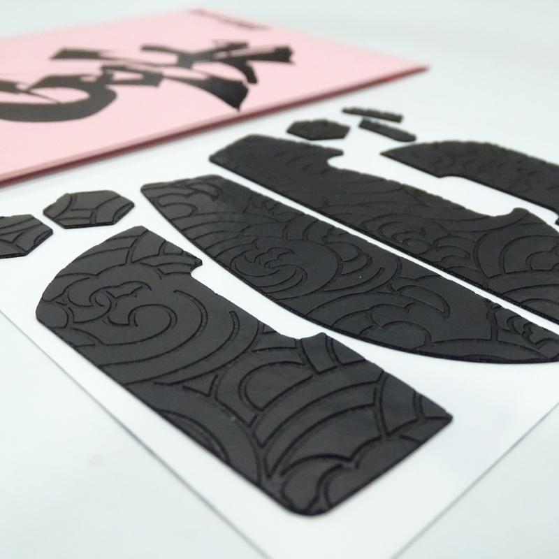 EsportsTiger Maus Skin Anti-Rutsch Griffband Maus Skates Seitenaufkleber für GProX Superlight 2 DEX Feuchtigkeitsableitend