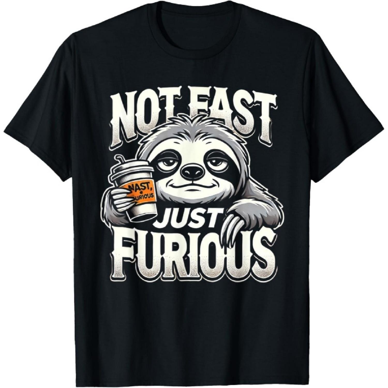 Sloth not fast just furious, chilling sloth giftidea T-Shirt XXXXXL разноцветный