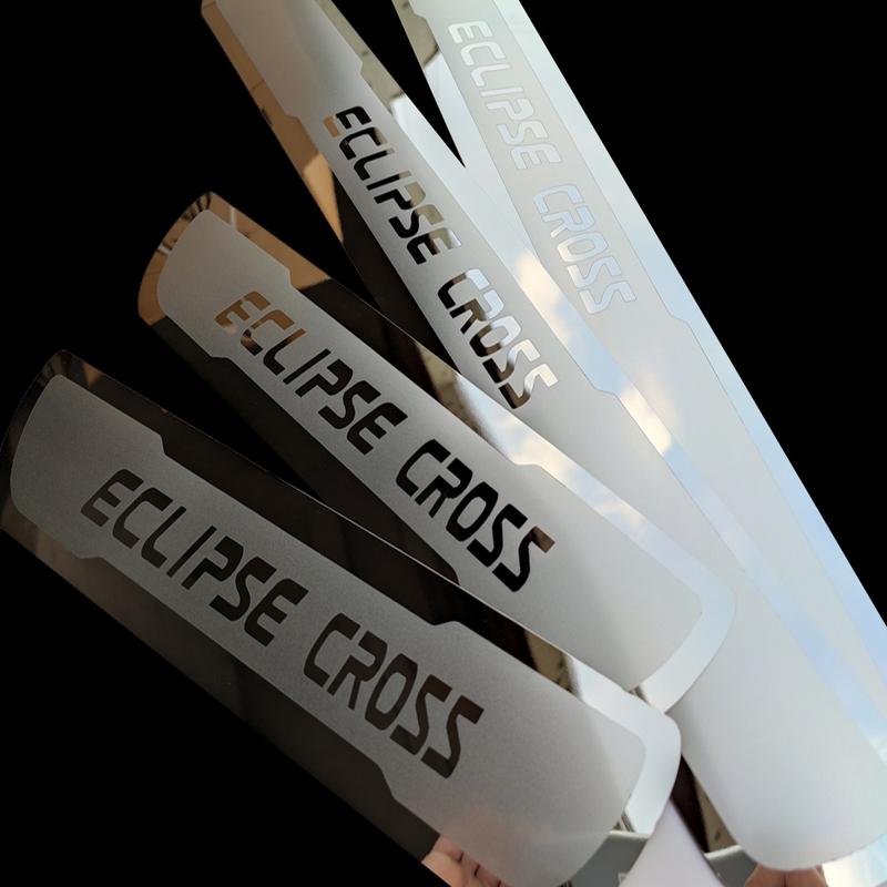 For Mitsubishi Eclipse Cross Door Sill Protector Scuff Plate Car Pedal Styling Guards Accessories Stickers Trim