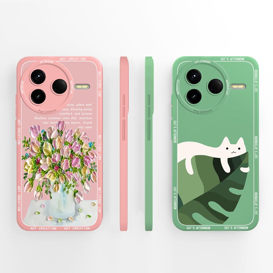 For Poco F7 Ultra / F7 Pro Case Cute Panda Soft Liquid Silicone Lens Protection Back Covers For Poco F 7 Ultra PocoF7 Pro Funda