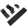 Slide Gate Latch Heavy Duty Steel Slide Gate Lock with Padlock Hole for Wooden Fences Barn Shed