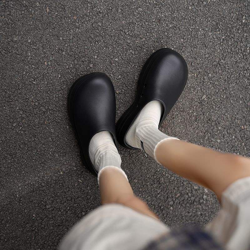 Muller Chef Shoes Outdoor Leisure Nurse Eva Wear-resistant Non-slip Men's Slippers Lightweight