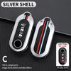 Zinc Alloy Car Key Case Cover Shell Fob for FIAT 500 Ducato Panda Punto 500L Lancia Musa for Citroen Jumper for Peugeot Boxer