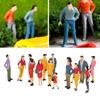 25Pcs Assorted Poses Model Train Layout Miniature People Figurines Perfect For DIY Crafts And Exhibits Decoration